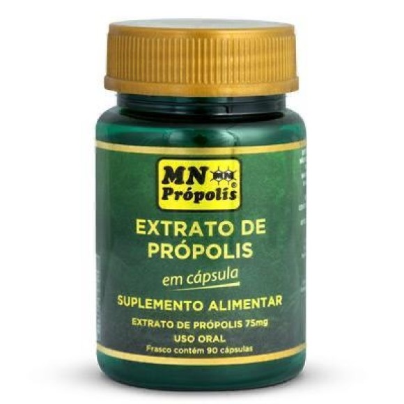 EXTRATO DE PROPOLIS EM CAPSULA MN, 90 CAPSULAS