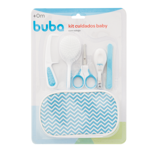 BUBA KIT CUIDADOS BABY COM ESTOJO AZUL