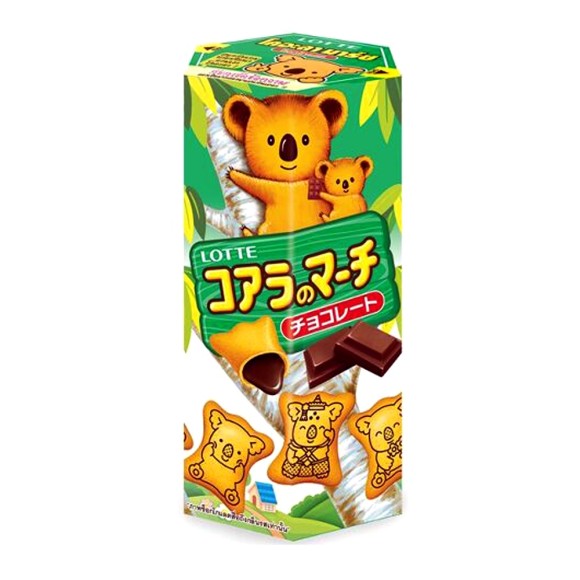 BISCOITO KOALA SABOR CHOCOLATE LOTTE 168G