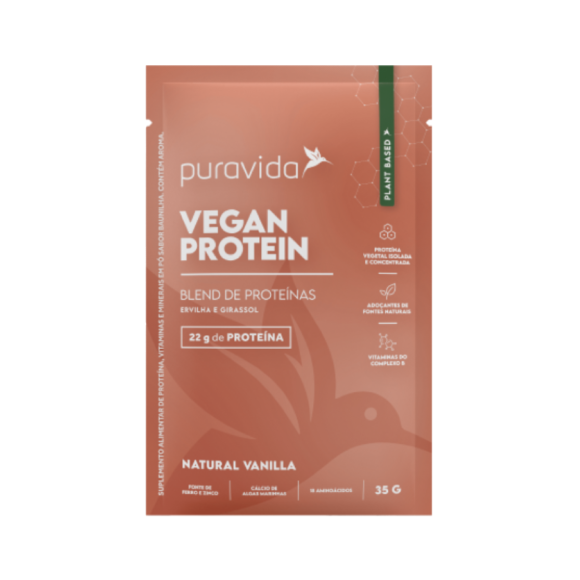 PURAVIDA VEGAN PROTEIN NATURAL VANILLA 35G