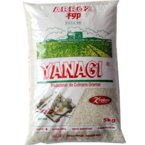 ARROZ YANAGI GRÃO CURTO 5KG