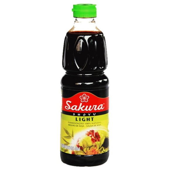 MOLHO DE SOJA SAKURA LIGHT 500ML