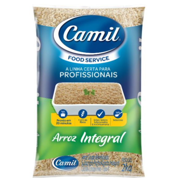 CAMIL ARROZ INTEGRAL PARBOILIZADO 2KG