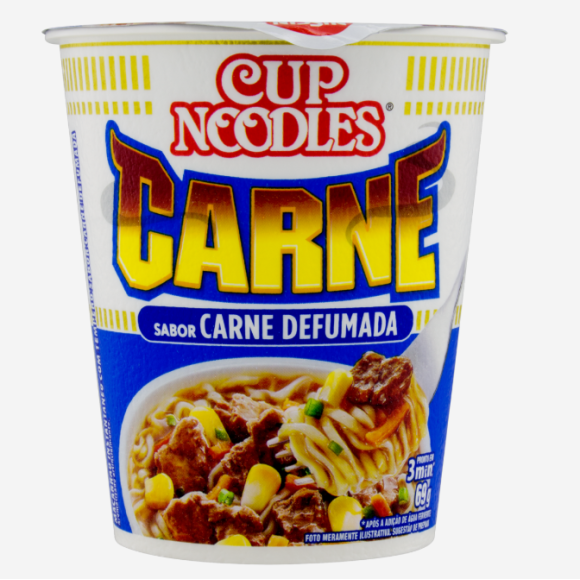 CUP NOODLES CARNE DEFUMADA 69G