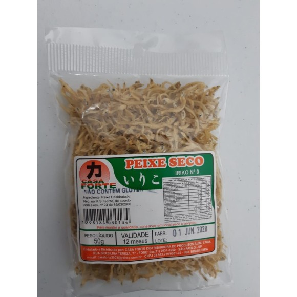 IRIKO PEIXE SECO N.0 50G