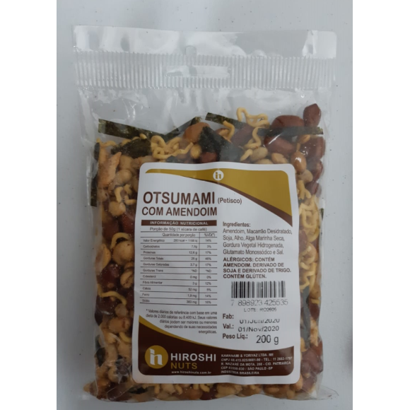 OTSUMAMI COM AMENDOIM HIROSHI 200G