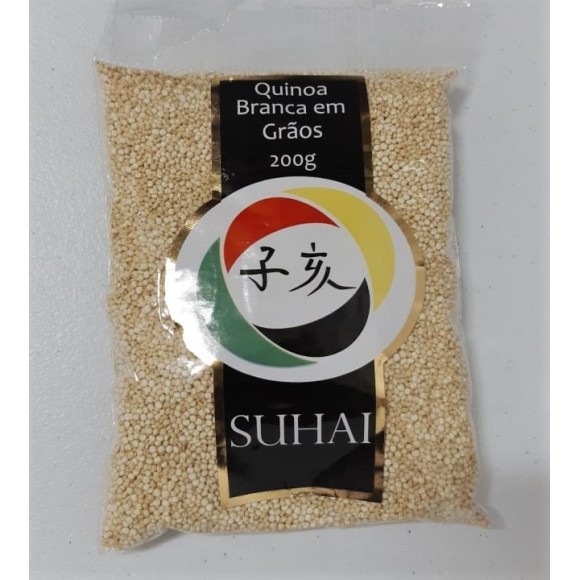 QUINOA BRANCA EM GRÃO SUHAI 200G