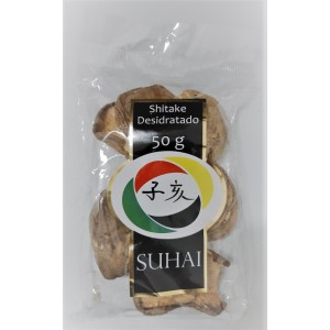 Cogumelo Desidratado Shitake Inteiro 100g Suhai