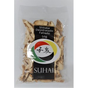 Cogumelo Desidratado Shitake Inteiro 100g Suhai