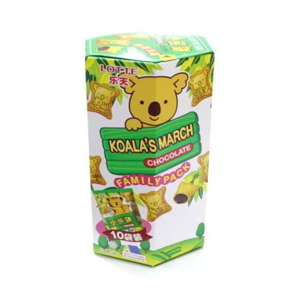 BISCOITO KOALA SABOR CHOCOLATE LOTTE 168G