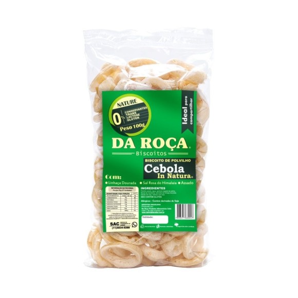 BISCOITO DE POLVILHO SABOR CEBOLA DA ROÇA, 80G