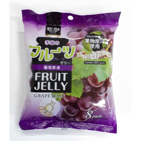 FRUIT JELLY GRAPE ROYAL 160G