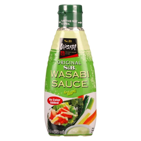 WASABI SAUCE S&B, 170G