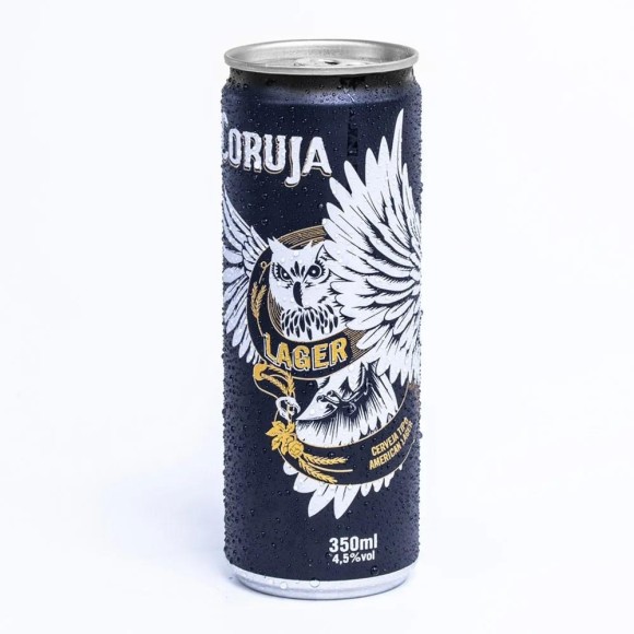 CERVEJA CORUJA LAGER PURO MALTE 350ML